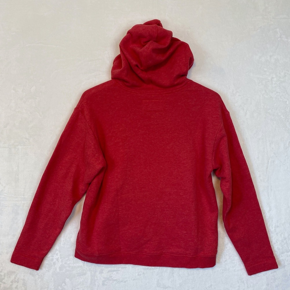 Liberty University Flames Cropped Hoodie Sweatshirt V-Neck Womens Small Pullover - Picture 4 of 9